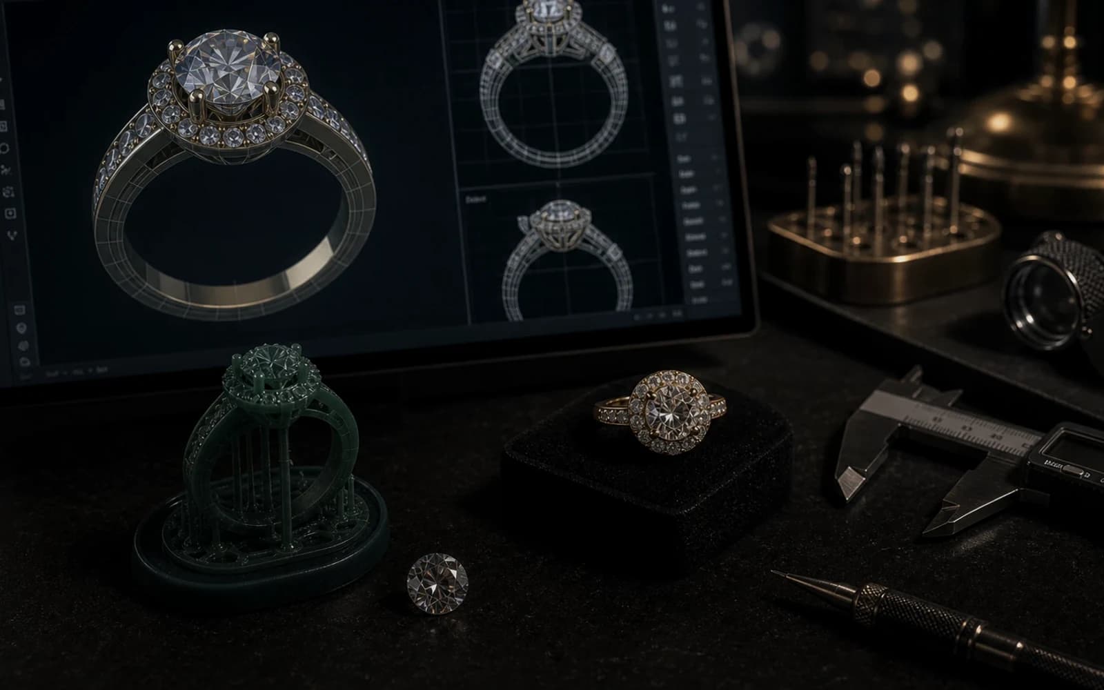 How to Approve a Jewelry CAD Model Before Manufacturing: CAD Design guide with jewelry production details by DMJ Concept in Thailand