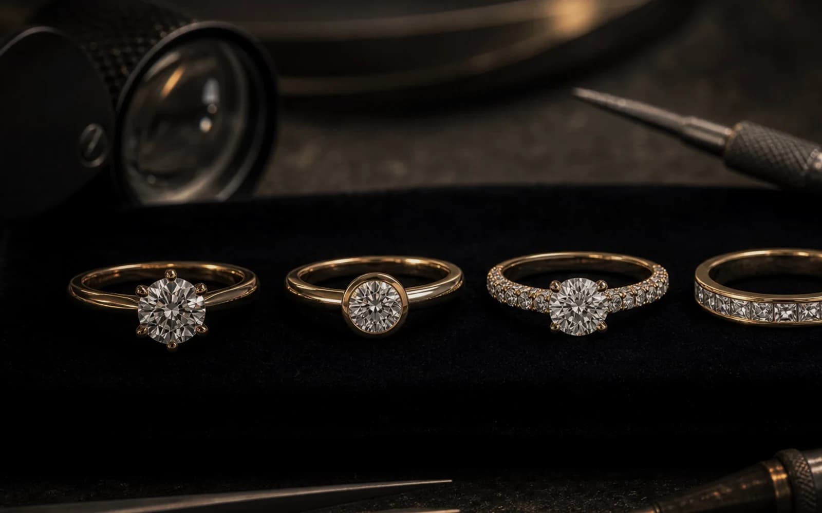 How to Choose Stone Size for Rings, Pendants, and Earrings: Stones & Enamel guide with jewelry production details by DMJ Concept in Thailand