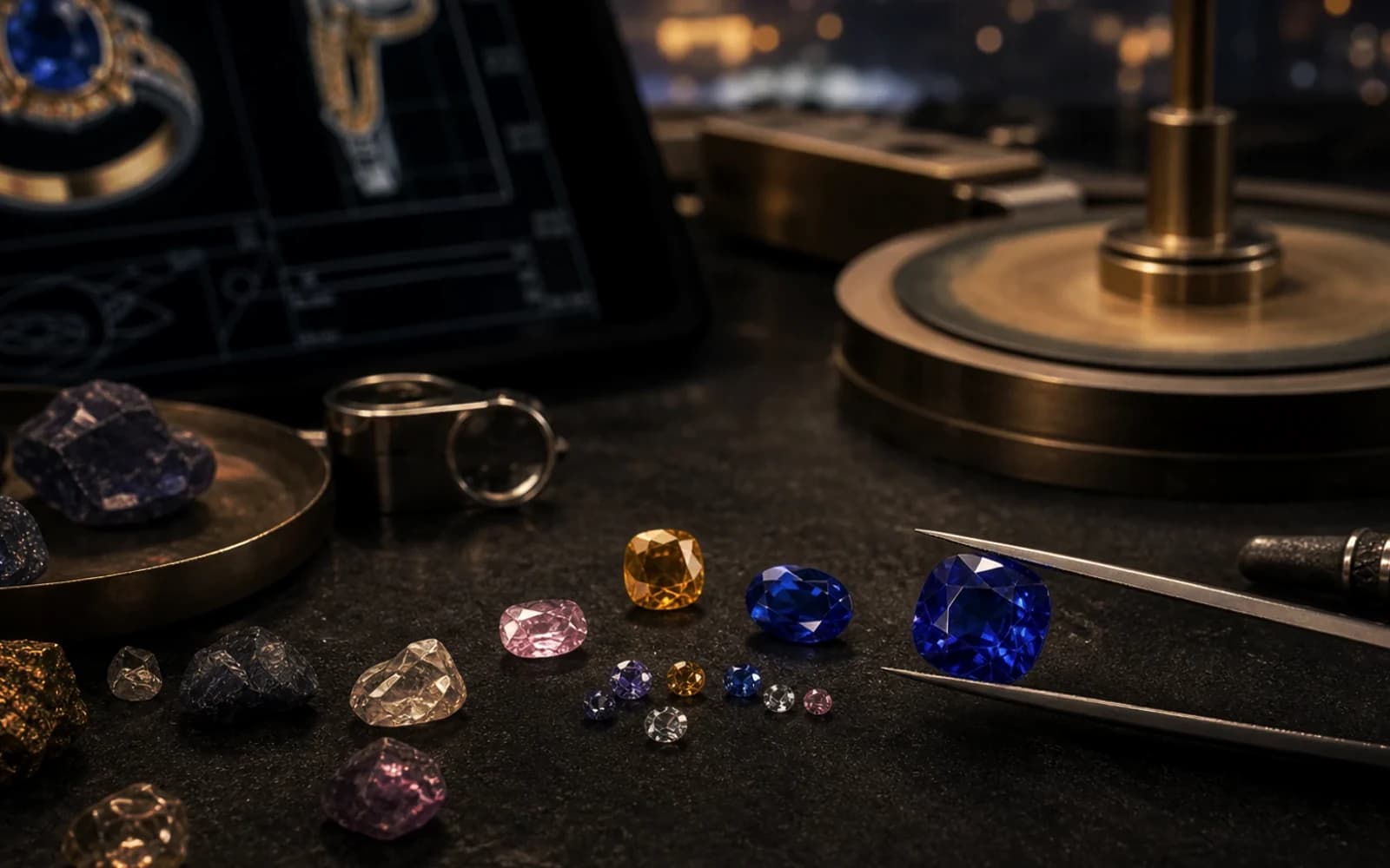 CZ vs Moissanite vs Diamond for Custom Jewelry Production: Stones & Enamel guide with jewelry production details by DMJ Concept in Thailand