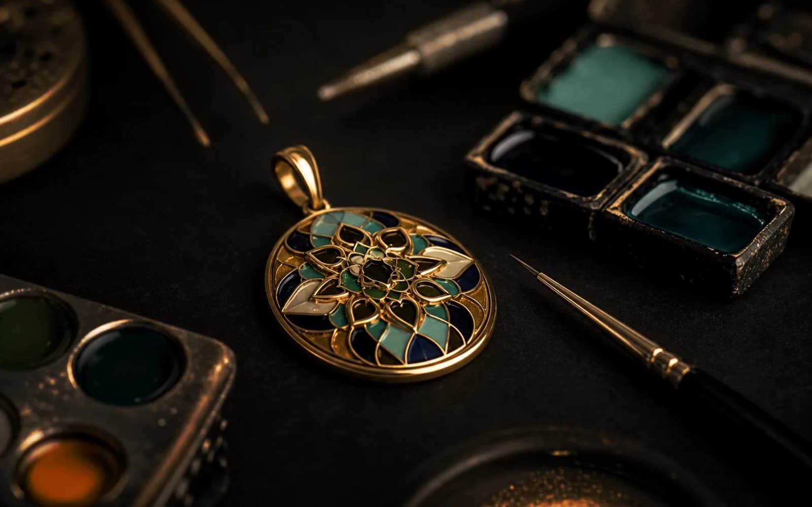 Enamel Color Matching for Custom Jewelry Brands: Stones & Enamel guide with jewelry production details by DMJ Concept in Thailand