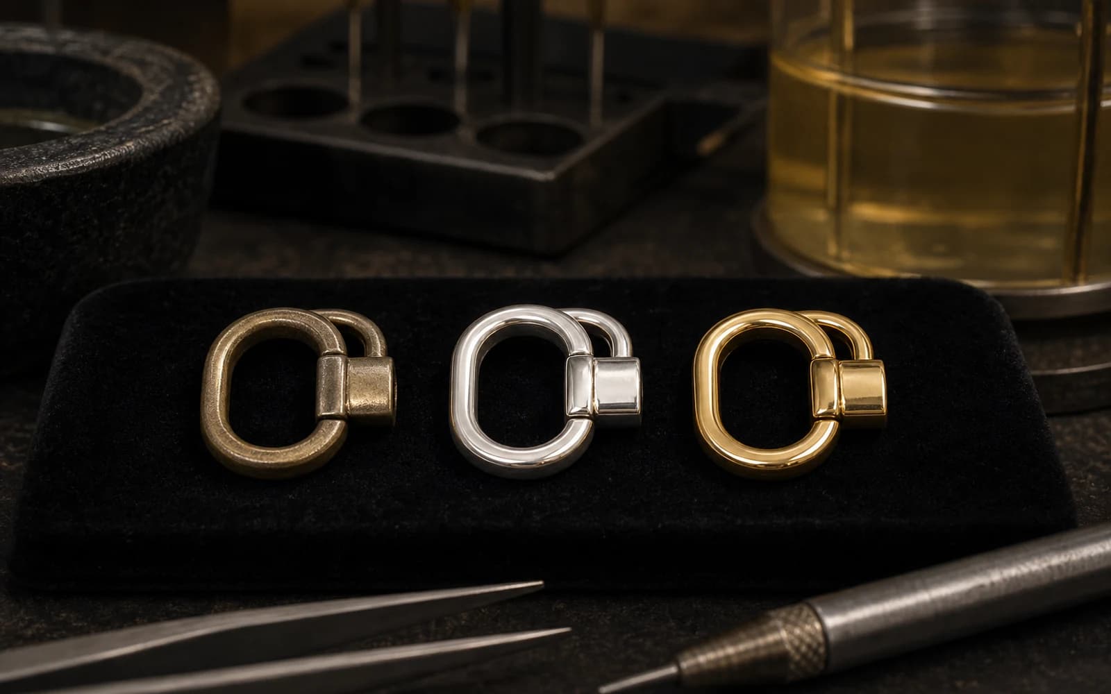 Gold Plating on Brass vs Silver Jewelry: Gold Plating guide with jewelry production details by DMJ Concept in Thailand