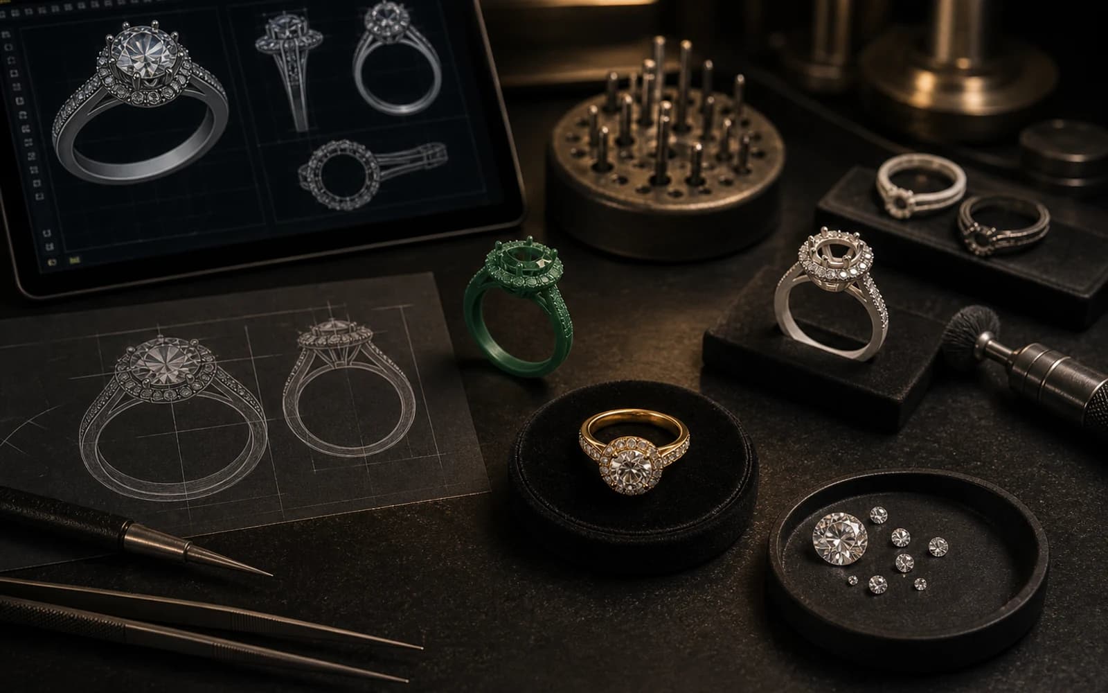 How Custom Jewelry Manufacturing Works: Custom Jewelry guide with jewelry production details by DMJ Concept in Thailand