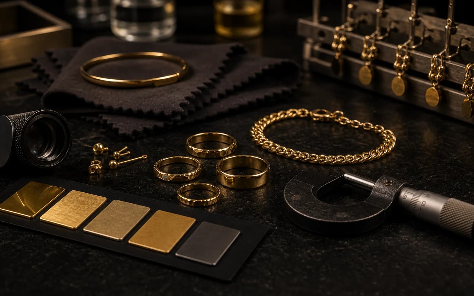 How to Improve Gold Plating Durability: Gold Plating guide with jewelry production details by DMJ Concept in Thailand