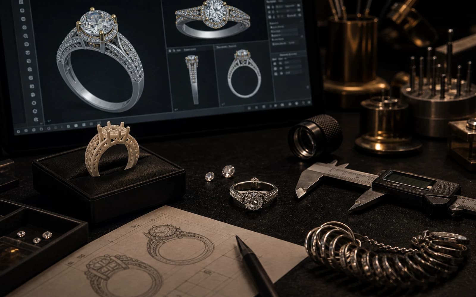 How to Review Ring CAD Before Approval: CAD Design guide with jewelry production details by DMJ Concept in Thailand
