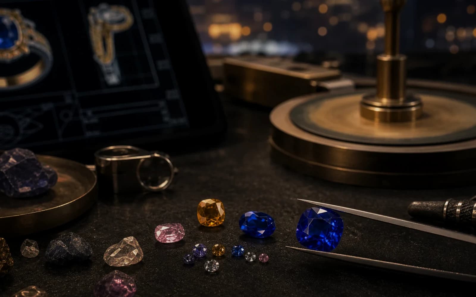 Natural Gemstones vs Lab-Grown Stones for Jewelry Brands: Stones & Enamel guide with jewelry production details by DMJ Concept in Thailand