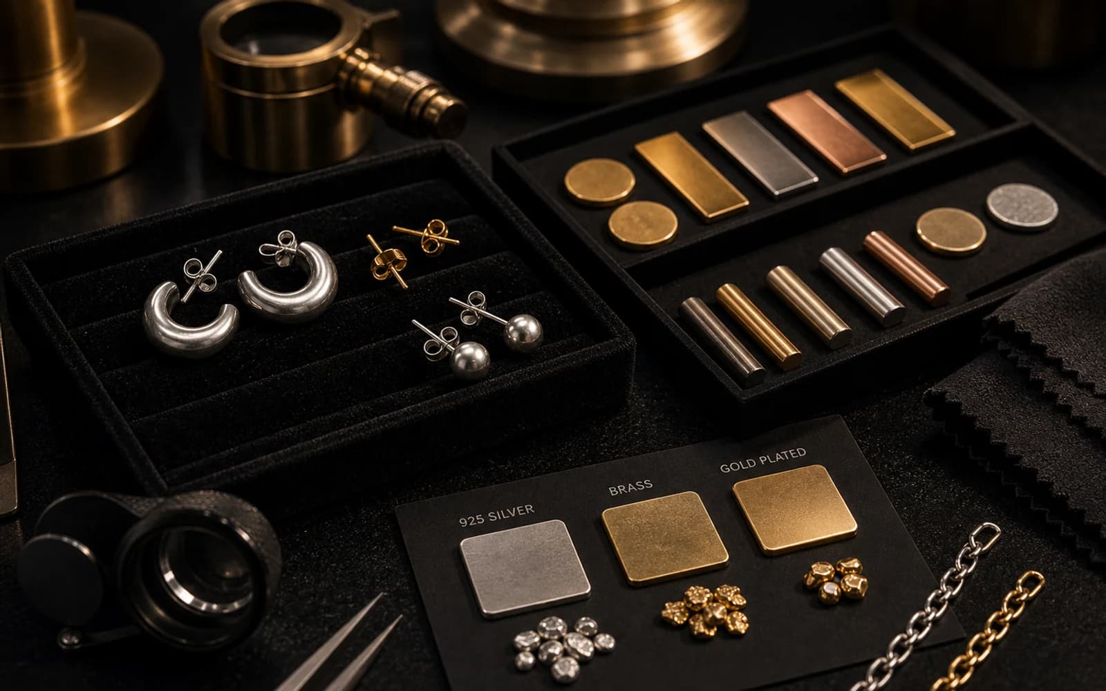 Nickel-Free Jewelry Manufacturing for Brands: Materials guide with jewelry production details by DMJ Concept in Thailand