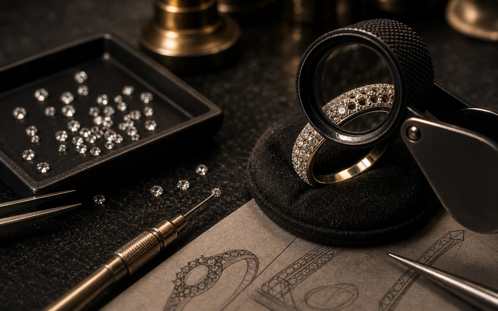 Why Pave Stones Fall Out: Common Production Causes: Stones & Enamel guide with jewelry production details by DMJ Concept in Thailand