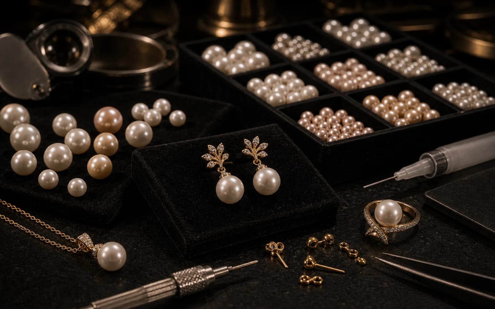 Pearl Jewelry Manufacturing Quality Guide: Materials guide with jewelry production details by DMJ Concept in Thailand