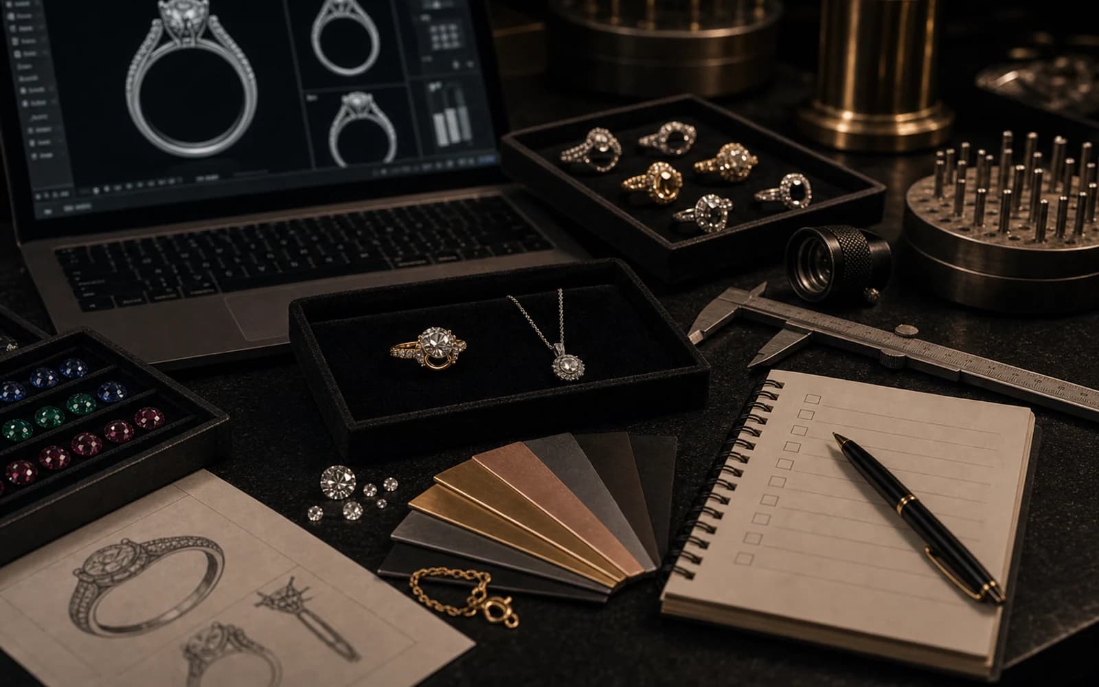 Questions to Ask Before Hiring a Jewelry Manufacturer: Client Guide guide with jewelry production details by DMJ Concept in Thailand