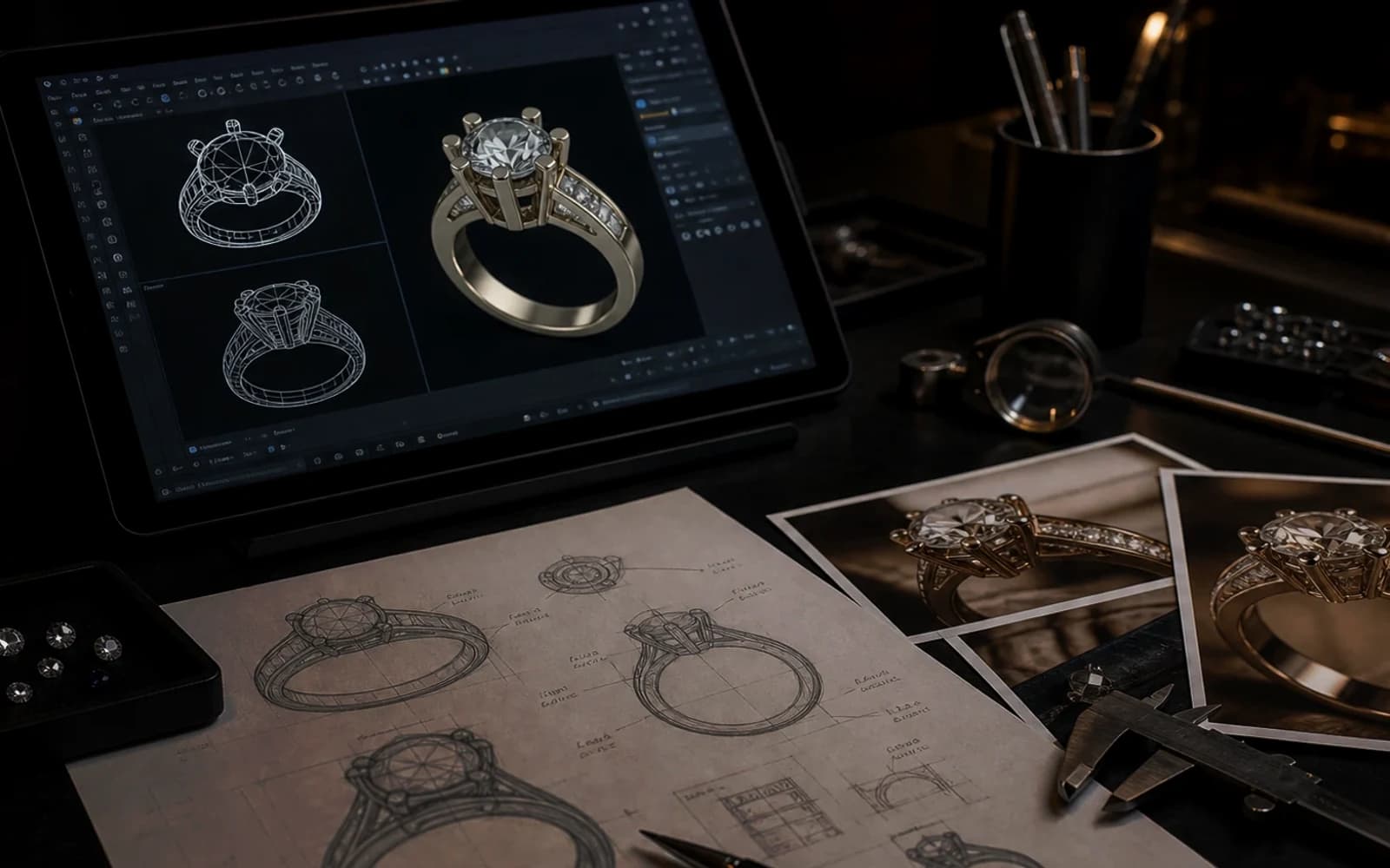 Wall Thickness in Jewelry CAD: Why It Matters: CAD Design guide with jewelry production details by DMJ Concept in Thailand