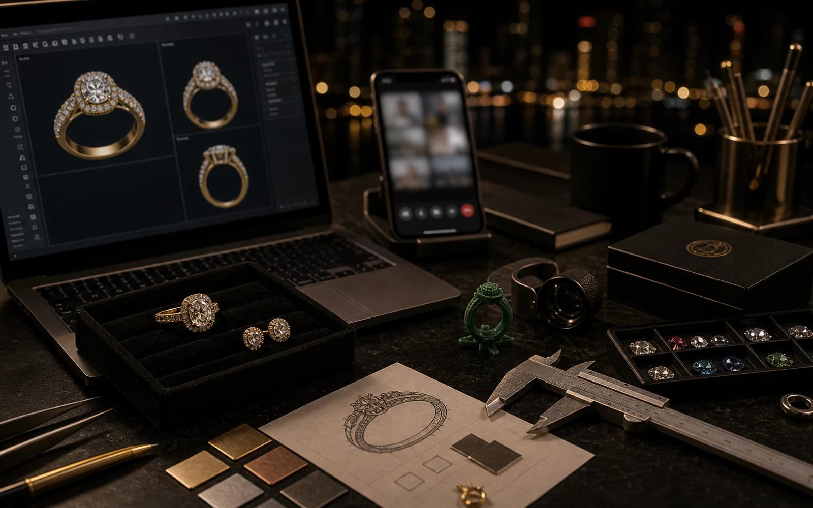 How to Work Remotely With a Jewelry Factory in Bangkok: Thailand Production guide with jewelry production details by DMJ Concept in Thailand