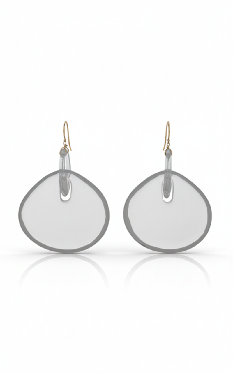 Precision-Engineered Statement Drop Earrings Design CAD render