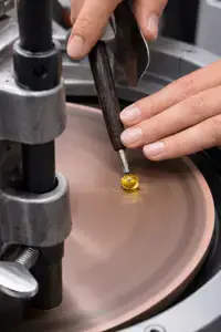 Gemstone cutting process for jewelry